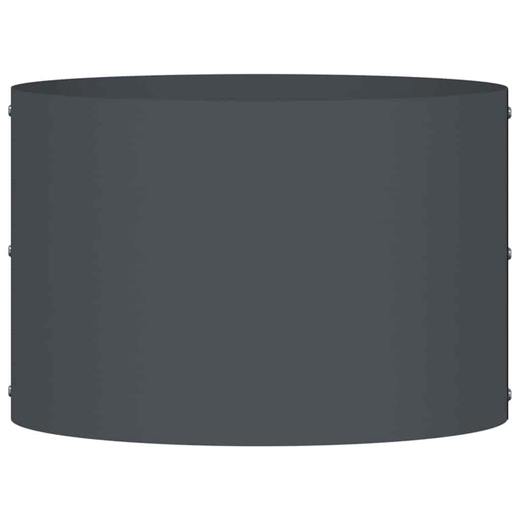 vidaXL Pierścień doniczki Antracyt 30 x 30 x 20 cm Stal zimnogięta