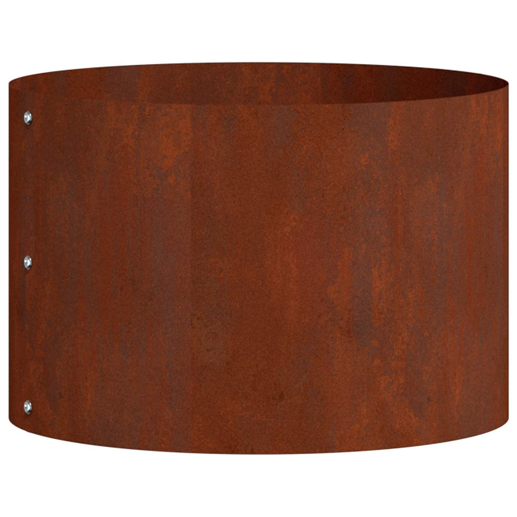 vidaXL Pierścień doniczki 5 pcs Brązowy 30 x 30 x 20 cm
