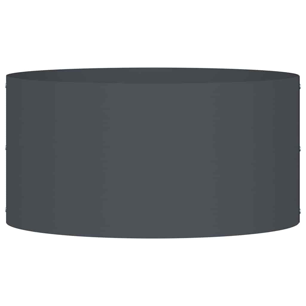 vidaXL Pierścień doniczki Antracyt 40 x 40 x 20 cm Stal zimnogięta