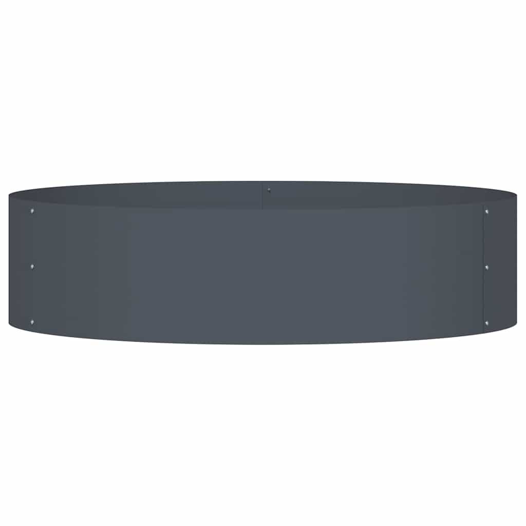 vidaXL Pierścień doniczki 5 szt. Antracyt 80 x 80 x 20 cm
