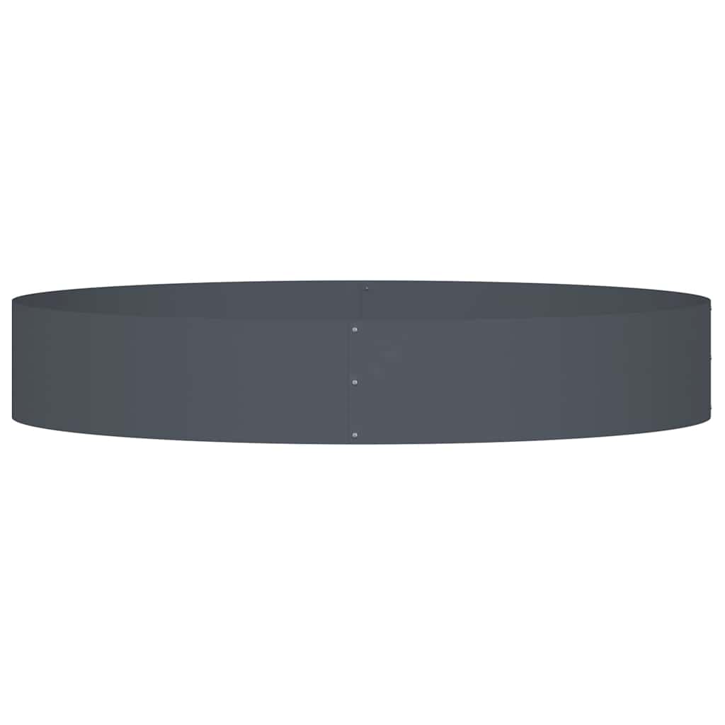 vidaXL Pierścień doniczki Antracyt 120 x 120 x 20 cm Stal zimnogięta