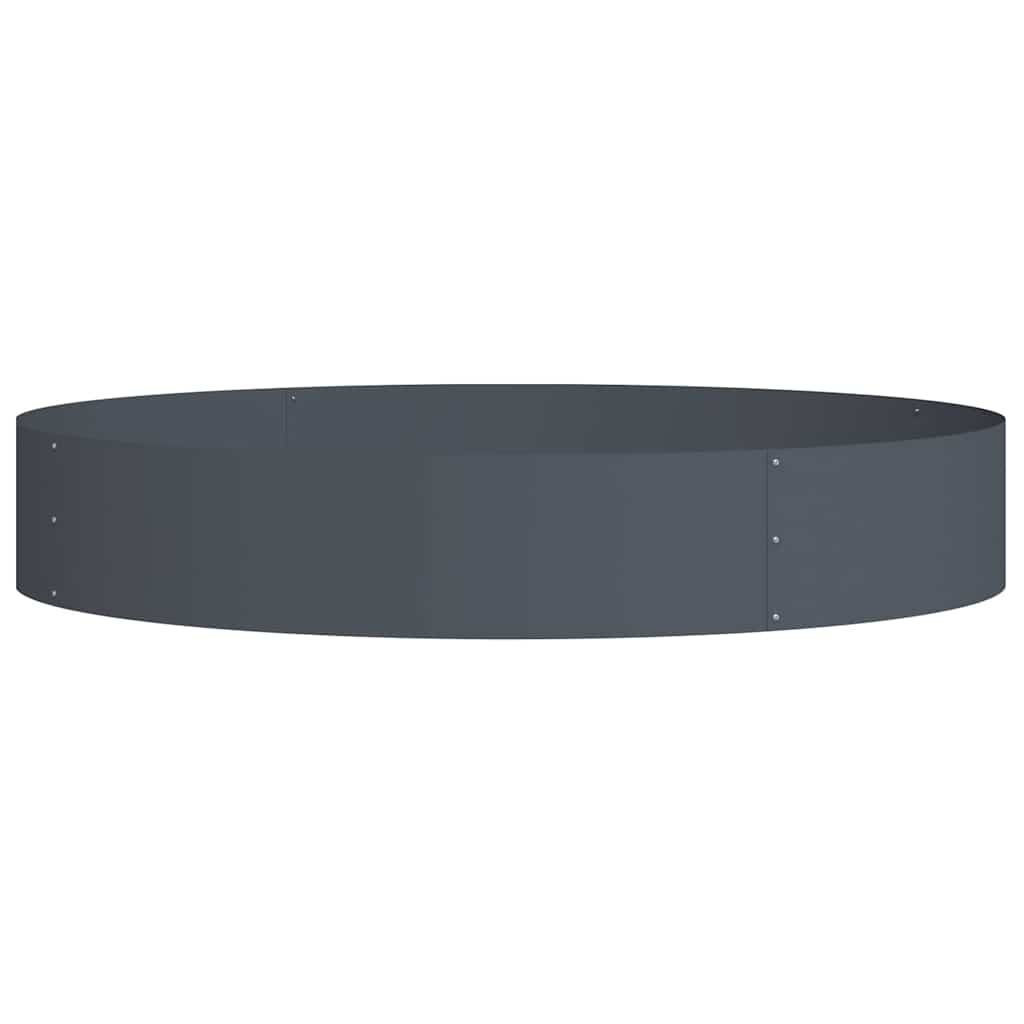 vidaXL Pierścień doniczki 5 pcs Antracyt 120 x 120 x 20 cm