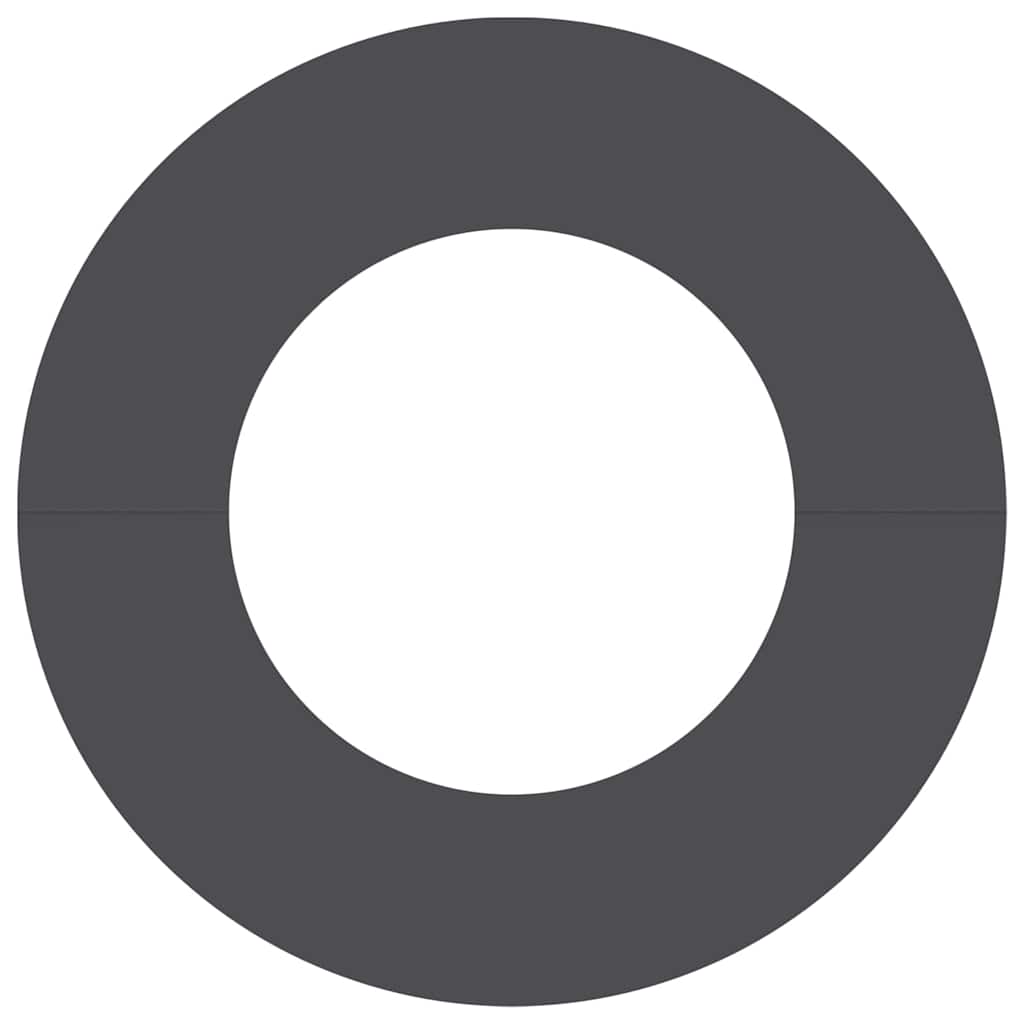 vidaXL odpowiedni dla płaskiego pierścienia drzewa Czarny Ø40 / 70 cm