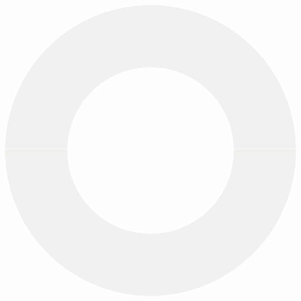 vidaXL odpowiedni dla płaskich pierścieni drzewa 5 pcs Biały Ø40 / 70 cm