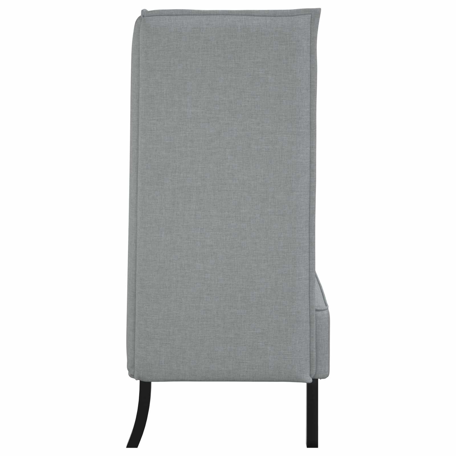 vidaXL Sofa z wysokim oparciem 101cm Jasnoszary tkanina