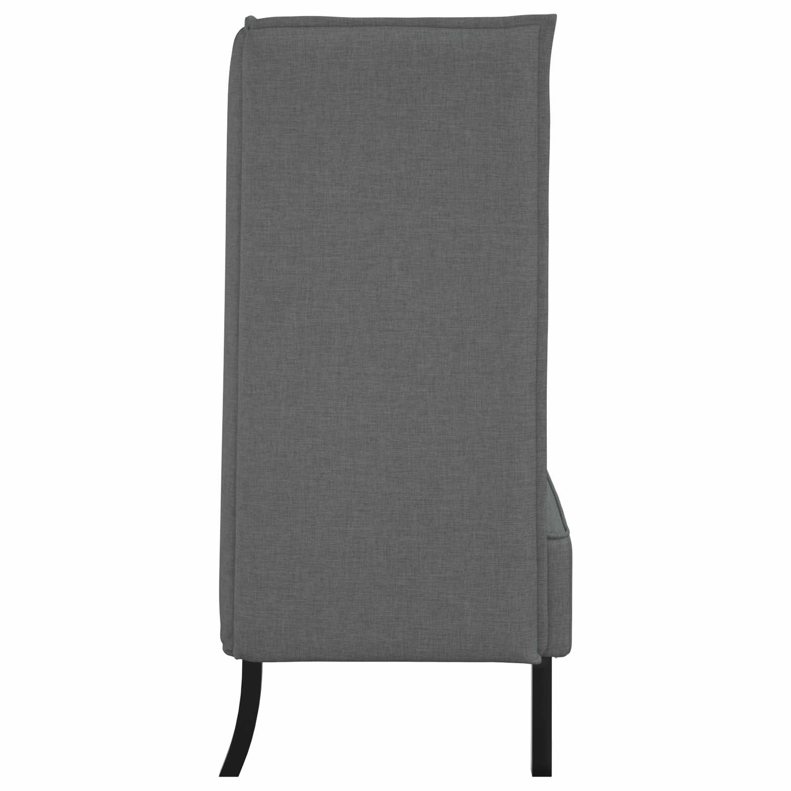 vidaXL Sofa z wysokim oparciem 101cm ciemno szary tkanina