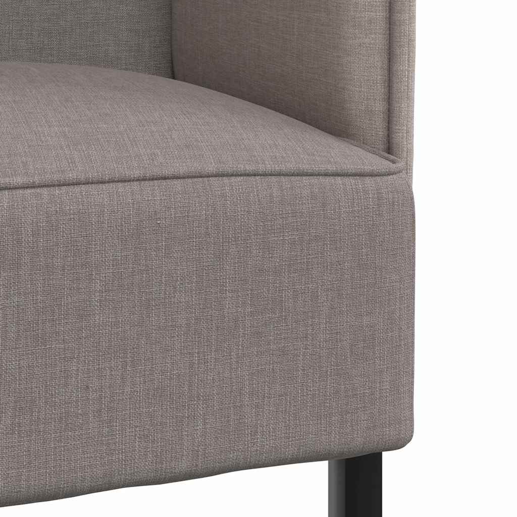 vidaXL Sofa z wysokim oparciem 101cm Ciemnoszary tkanina