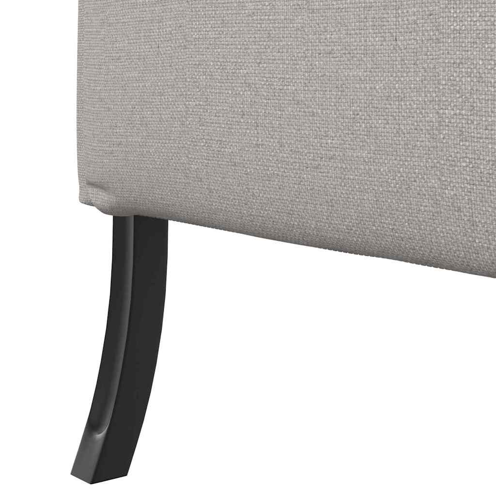 vidaXL Sofa z wysokim oparciem Szary chmura 109 x 56 x 121 cm tkanina