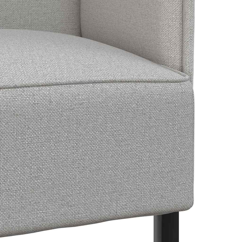 vidaXL Sofa z wysokim oparciem Szary chmura 109 x 56 x 121 cm tkanina