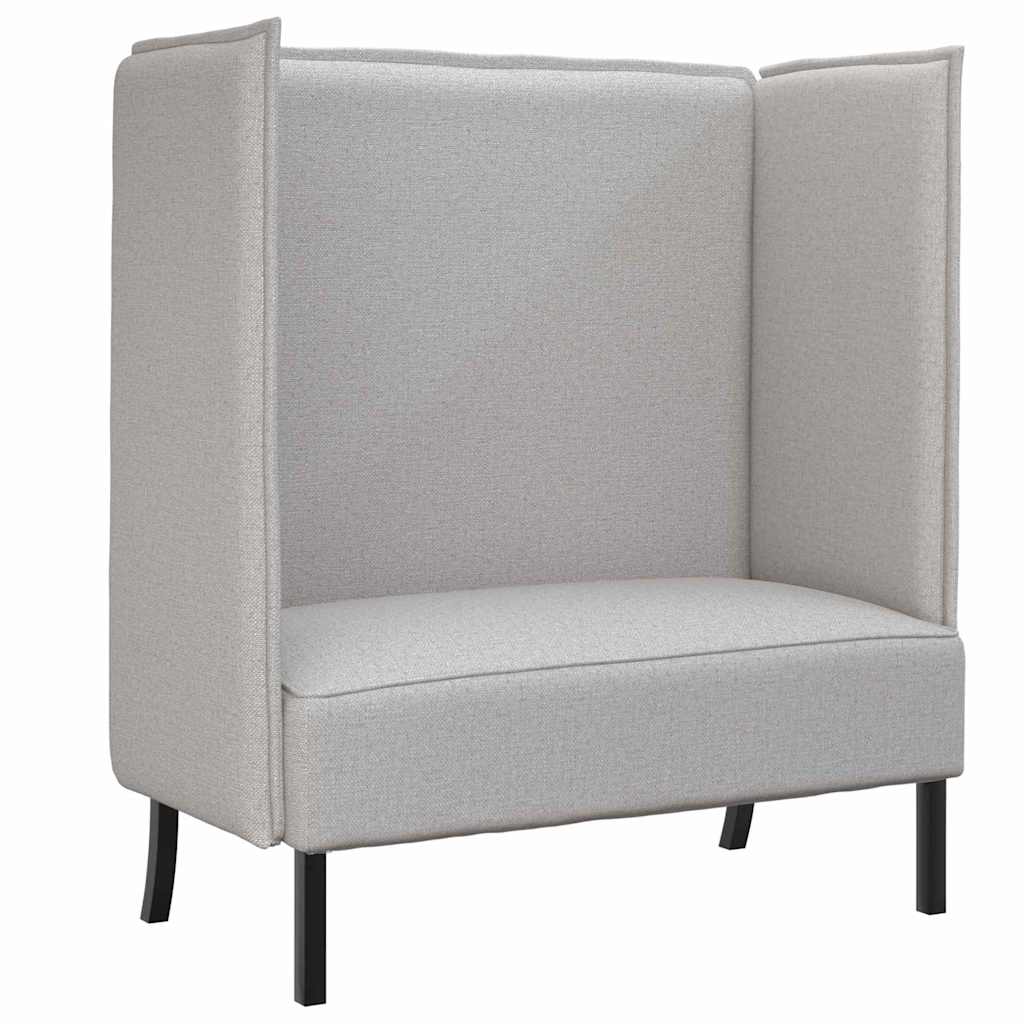 vidaXL Sofa z wysokim oparciem Szary chmura 109 x 56 x 121 cm tkanina