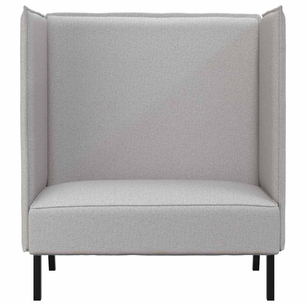 vidaXL Sofa z wysokim oparciem Szary chmura 109 x 56 x 121 cm tkanina
