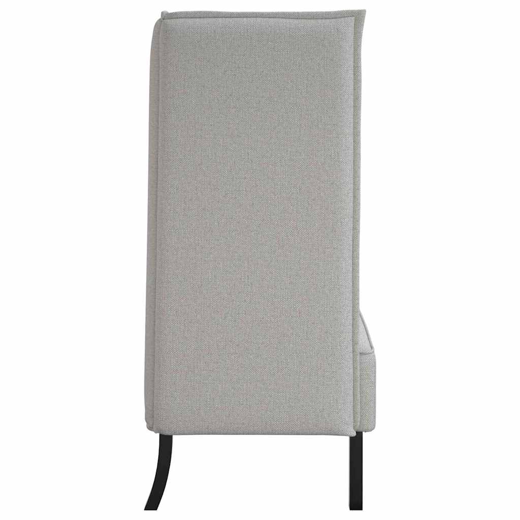 vidaXL Sofa z wysokim oparciem Szary chmura 109 x 56 x 121 cm tkanina