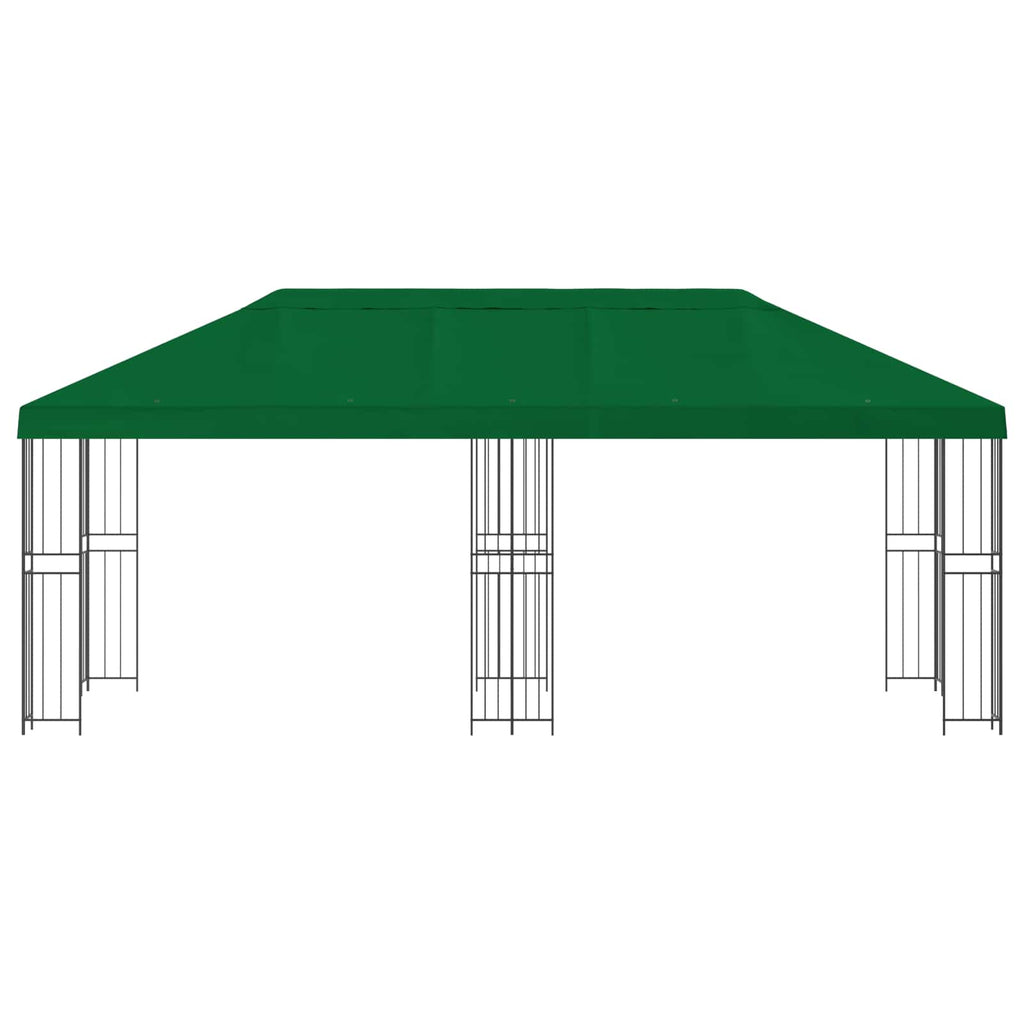 vidaXL Altana z bokami 6 x 3 m zielony Poliester i Stal 190