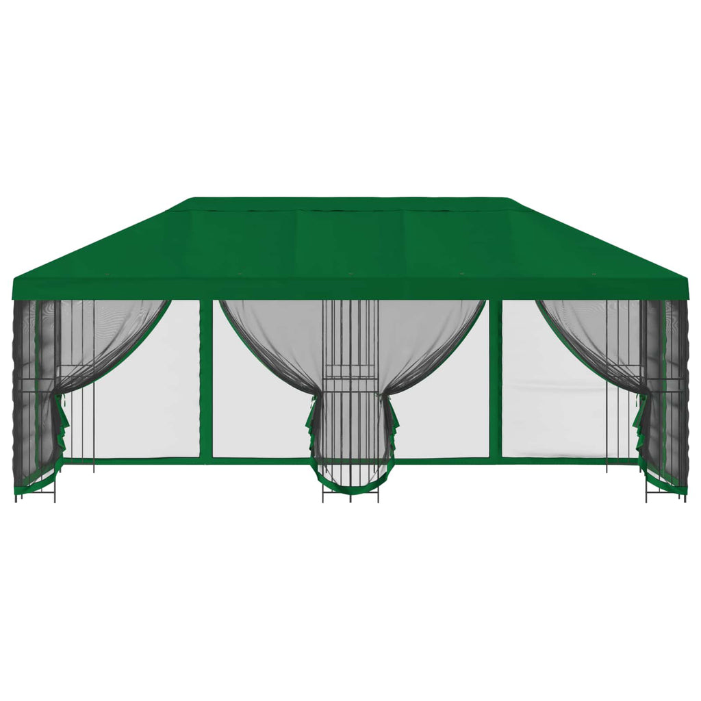 vidaXL Altana z bokami 6 x 3 m zielony Poliester i Stal 190