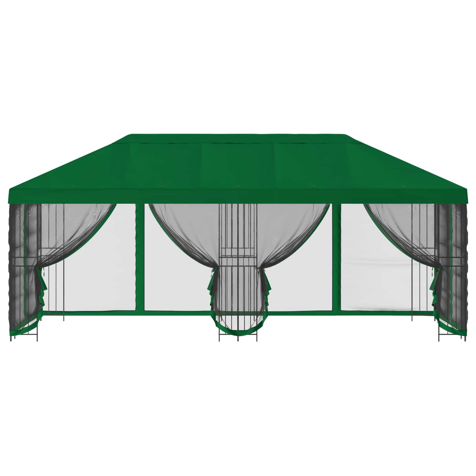 vidaXL Altana z bokami 6 x 3 m zielony Poliester i Stal 190
