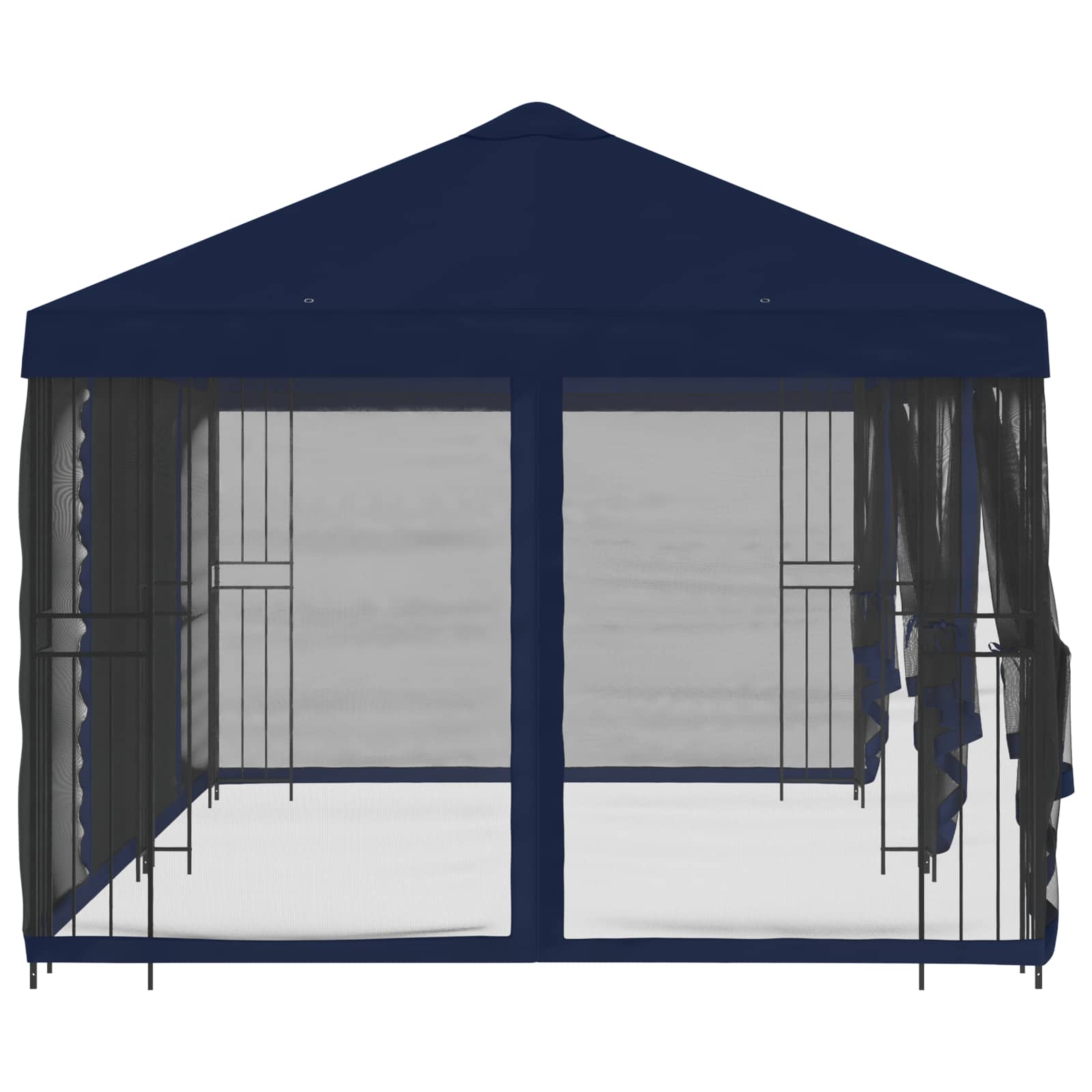 vidaXL Altana z bokami 6 x 3 m niebieski Poliester i Stal 190