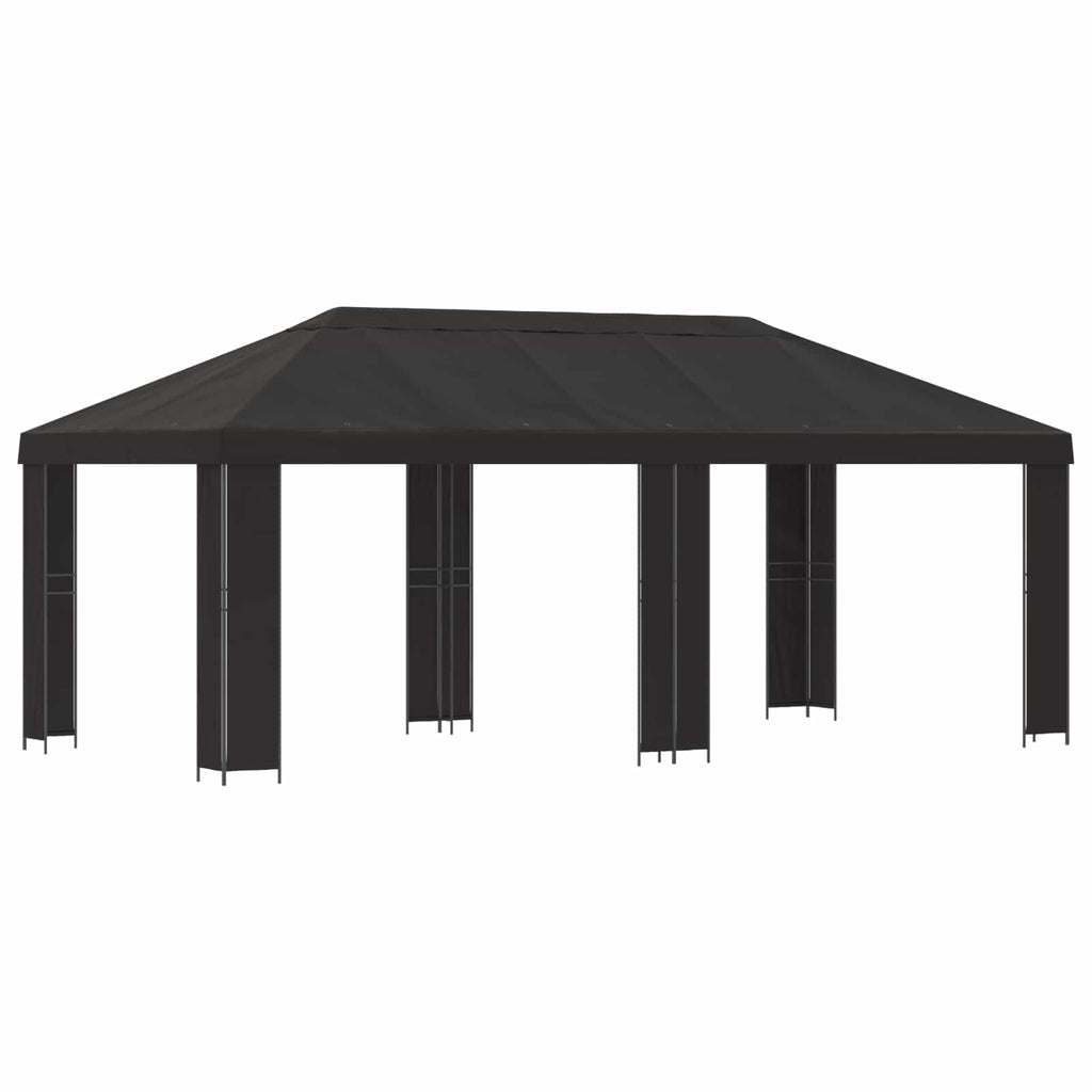 vidaXL Altana ogrodowa 6 x 3 m antracytowy Poliester i Stal 190