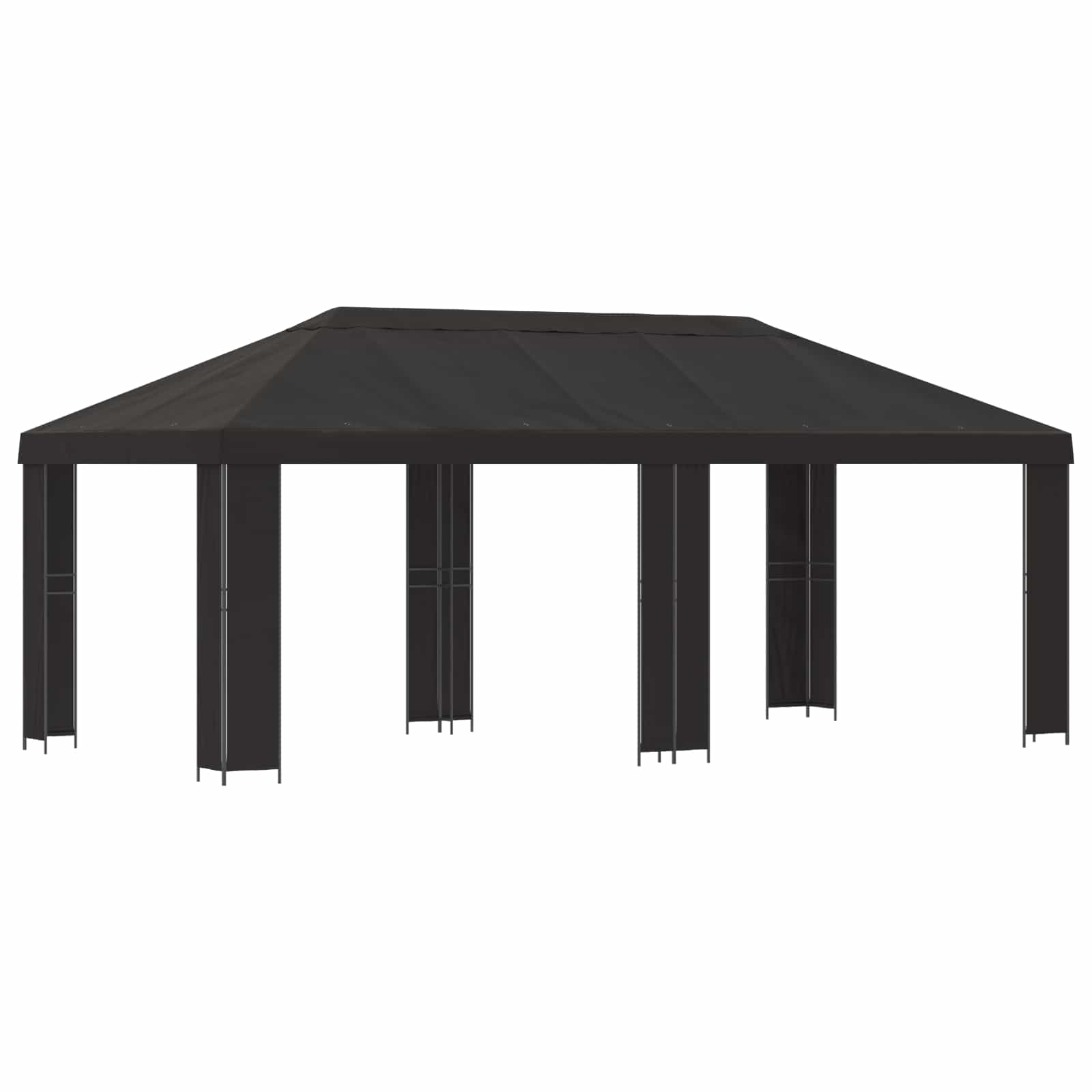vidaXL Altana ogrodowa 6 x 3 m antracytowy Poliester i Stal 190