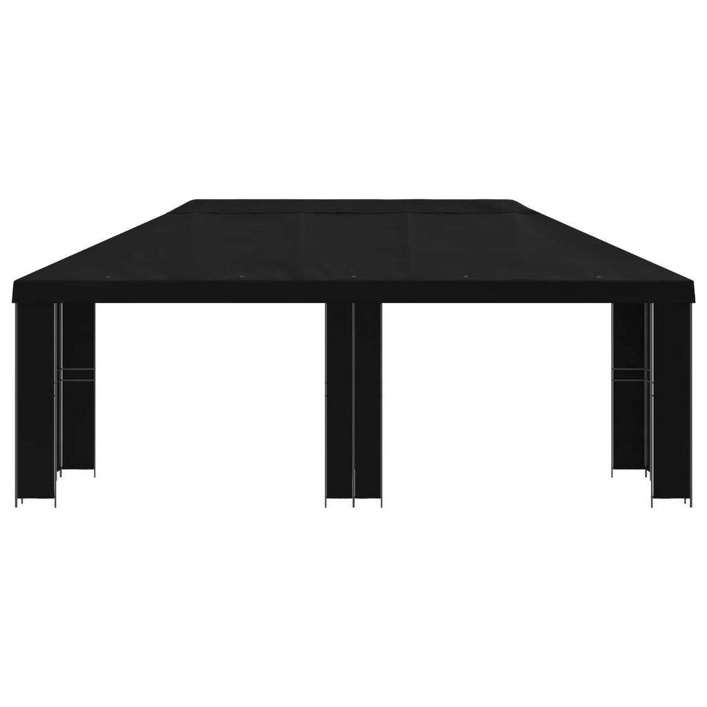vidaXL Altana ogrodowa 6 x 3 m Czarny Poliester i Stal 190