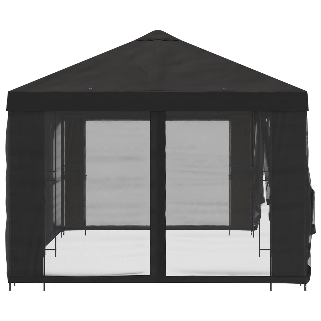vidaXL Altana z bokami 6 x 3 m antracytowy Poliester i Stal 190