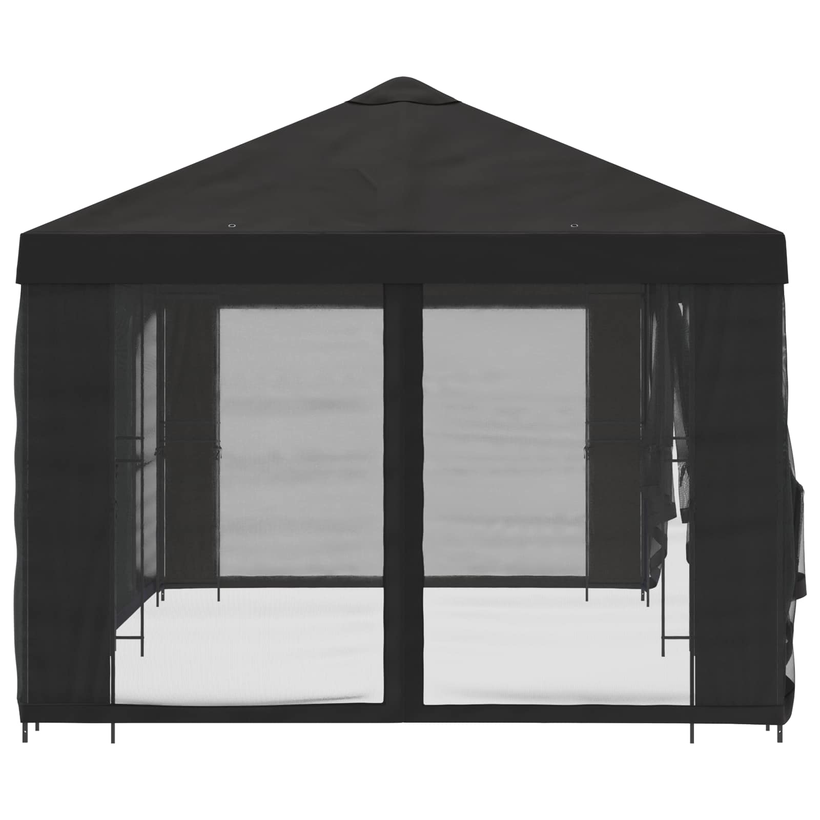 vidaXL Altana z bokami 6 x 3 m antracytowy Poliester i Stal 190
