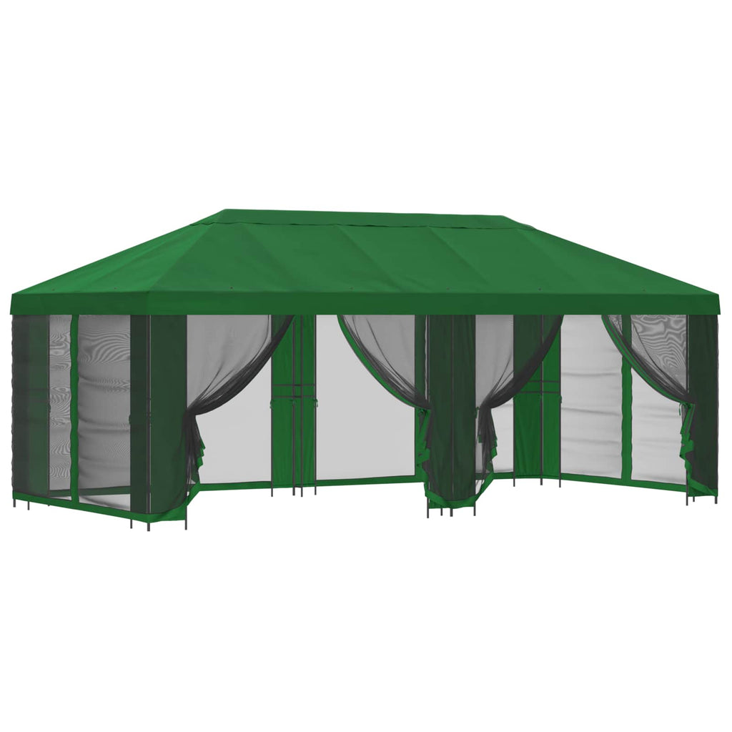 vidaXL Altana z bokami 6 x 3 m zielony Poliester i Stal 190