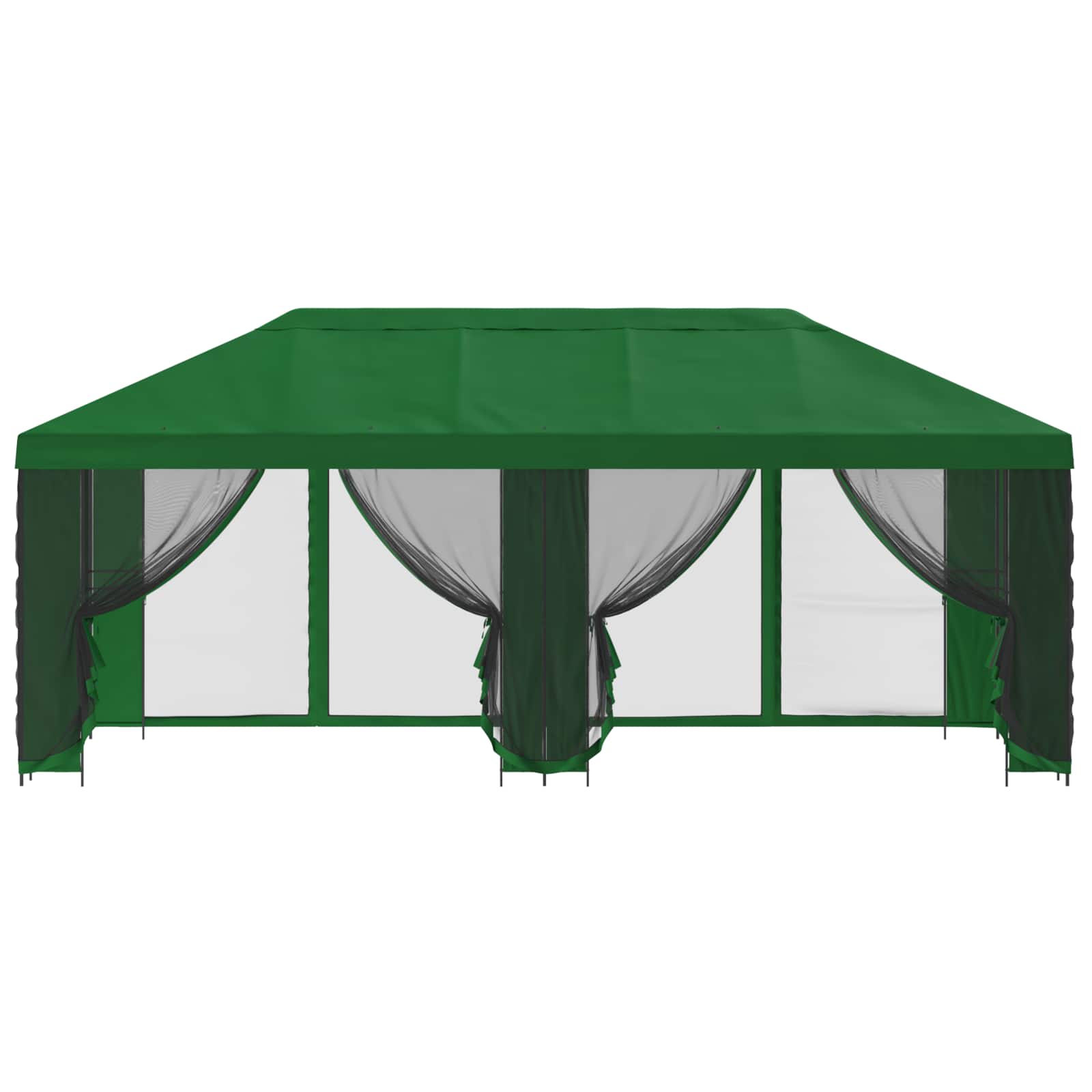 vidaXL Altana z bokami 6 x 3 m zielony Poliester i Stal 190