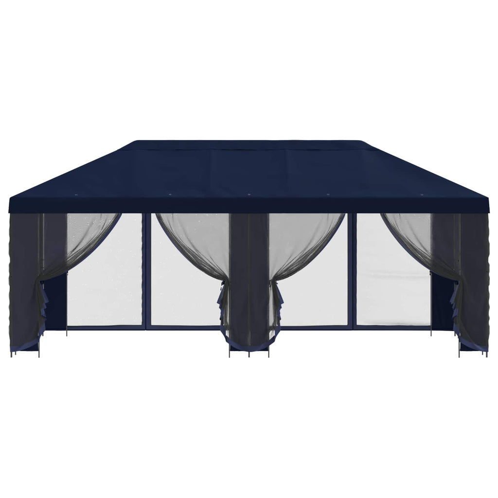 vidaXL Altana z bokami 6 x 3 m niebieski Poliester i Stal 190