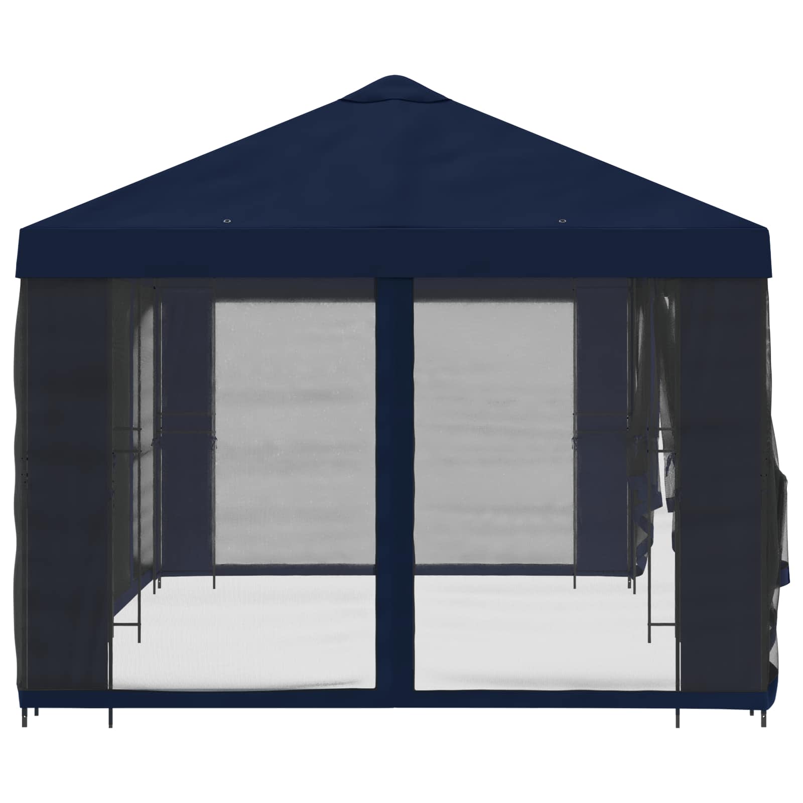 vidaXL Altana z bokami 6 x 3 m niebieski Poliester i Stal 190