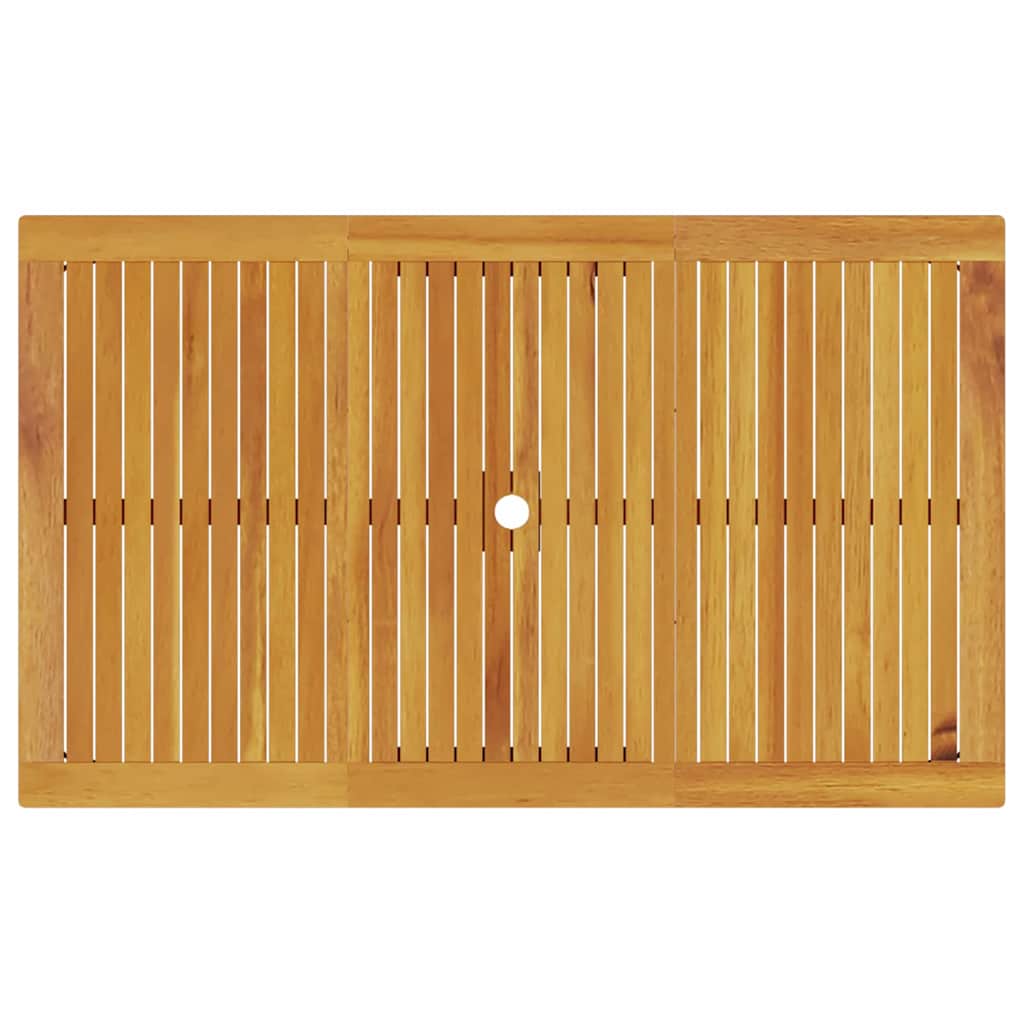 vidaXL Zestaw do jadalni w ogrodzie 7 pcs Brązowy Lite Drewno Akacji
