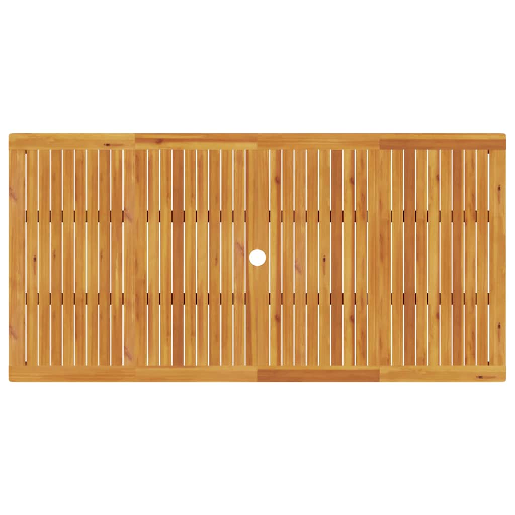 vidaXL Zestaw do jadalni w ogrodzie 7 pcs Brązowy Lite Drewno Akacji