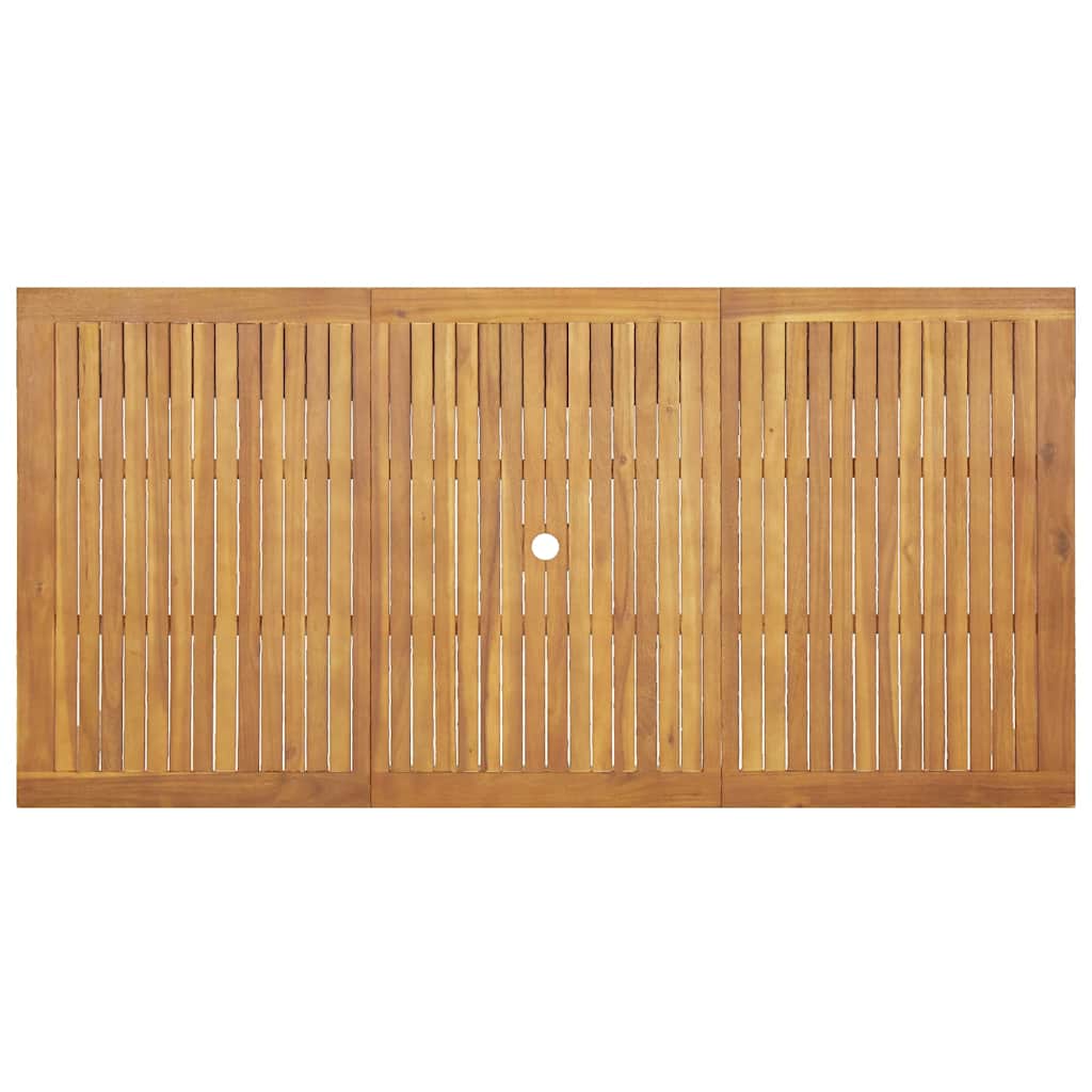 vidaXL Zestaw do jadalni w ogrodzie 7 pcs Brązowy Lite Drewno Akacji