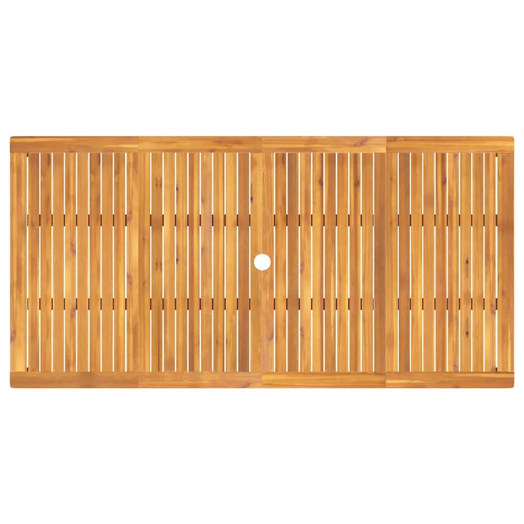 vidaXL Zestaw do jadalni w ogrodzie 7 pcs Brązowy Lite Drewno Akacji