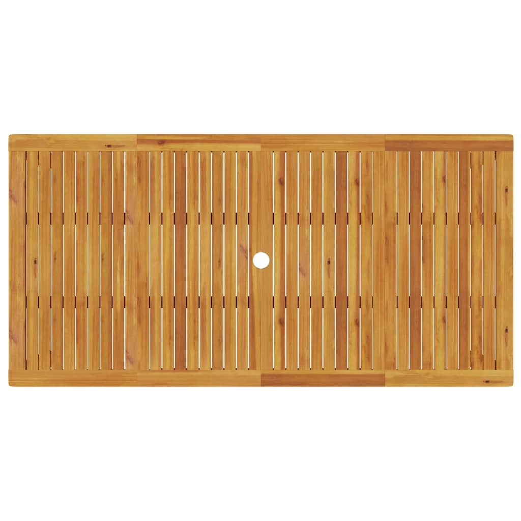 vidaXL Zestaw do jadalni w ogrodzie 7 pcs Brązowy Lite Drewno Akacji