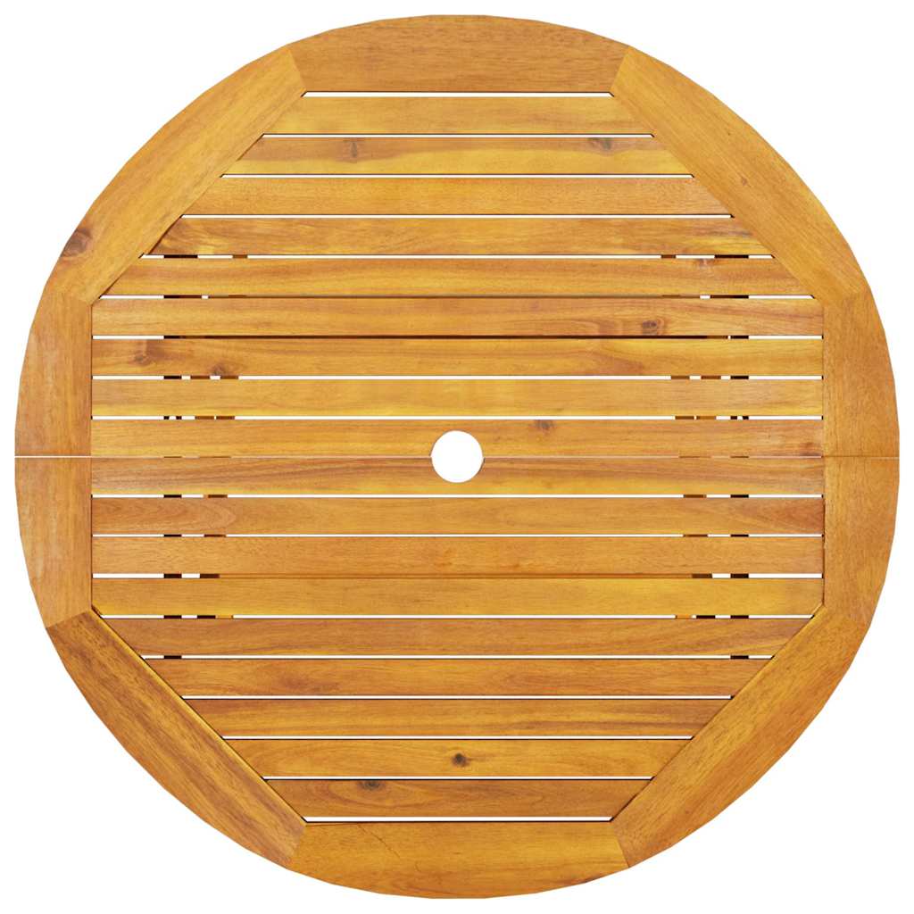 vidaXL Zestaw do jadalni w ogrodzie 5 pcs Brązowy Lite Drewno Akacji