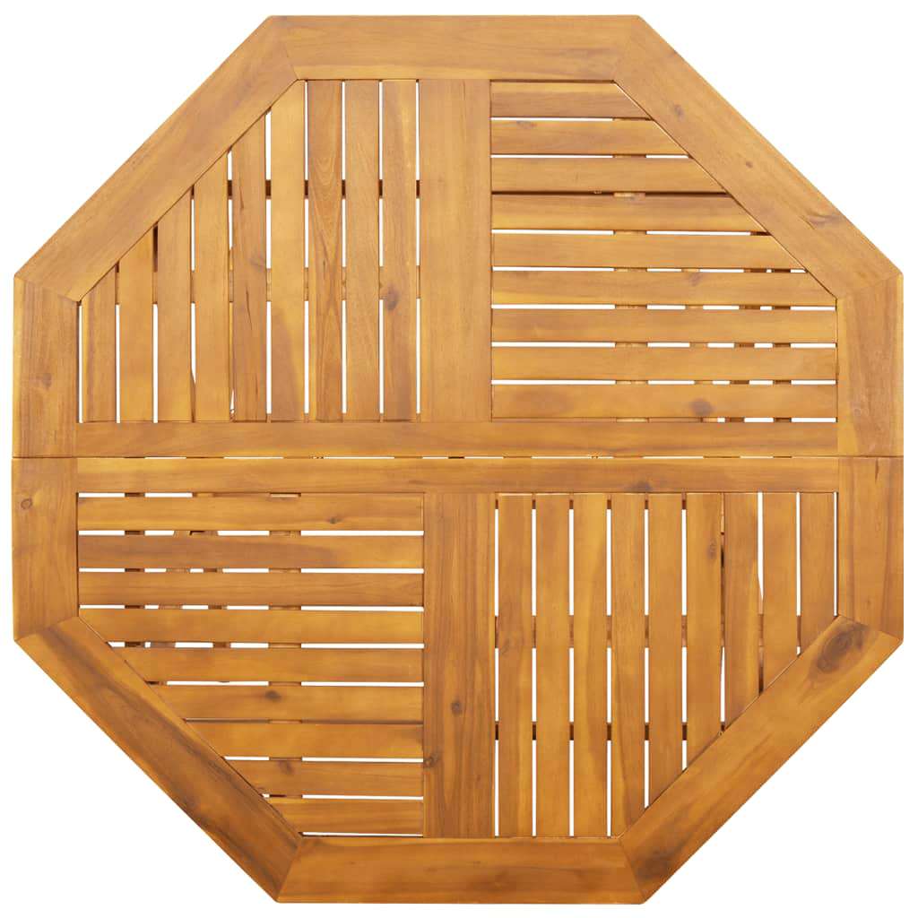 vidaXL Zestaw do jadalni w ogrodzie 5 pcs Brązowy Lite Drewno Akacji