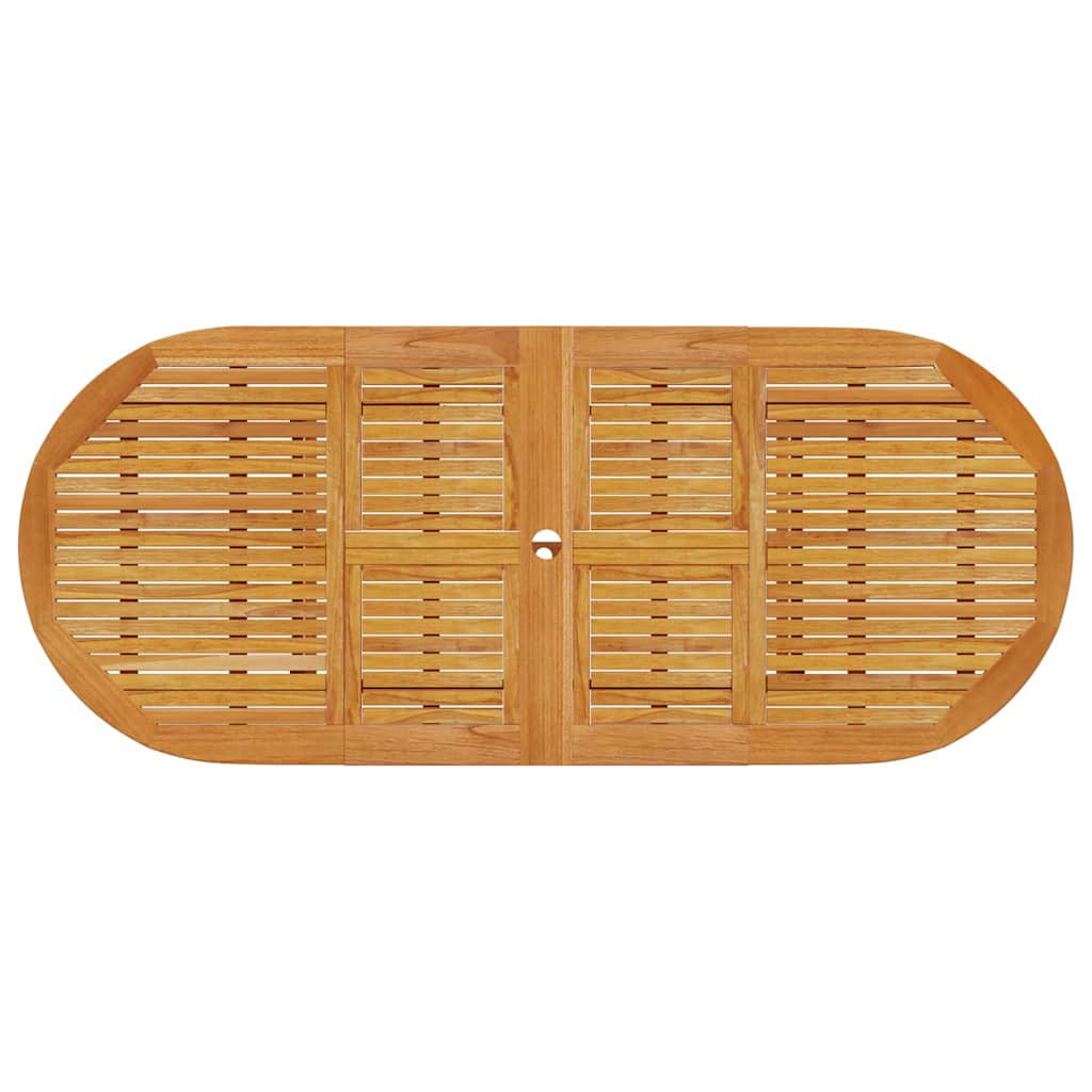 vidaXL Zestaw do jadalni w ogrodzie 9 pcs Brązowy Lite Drewno Akacji