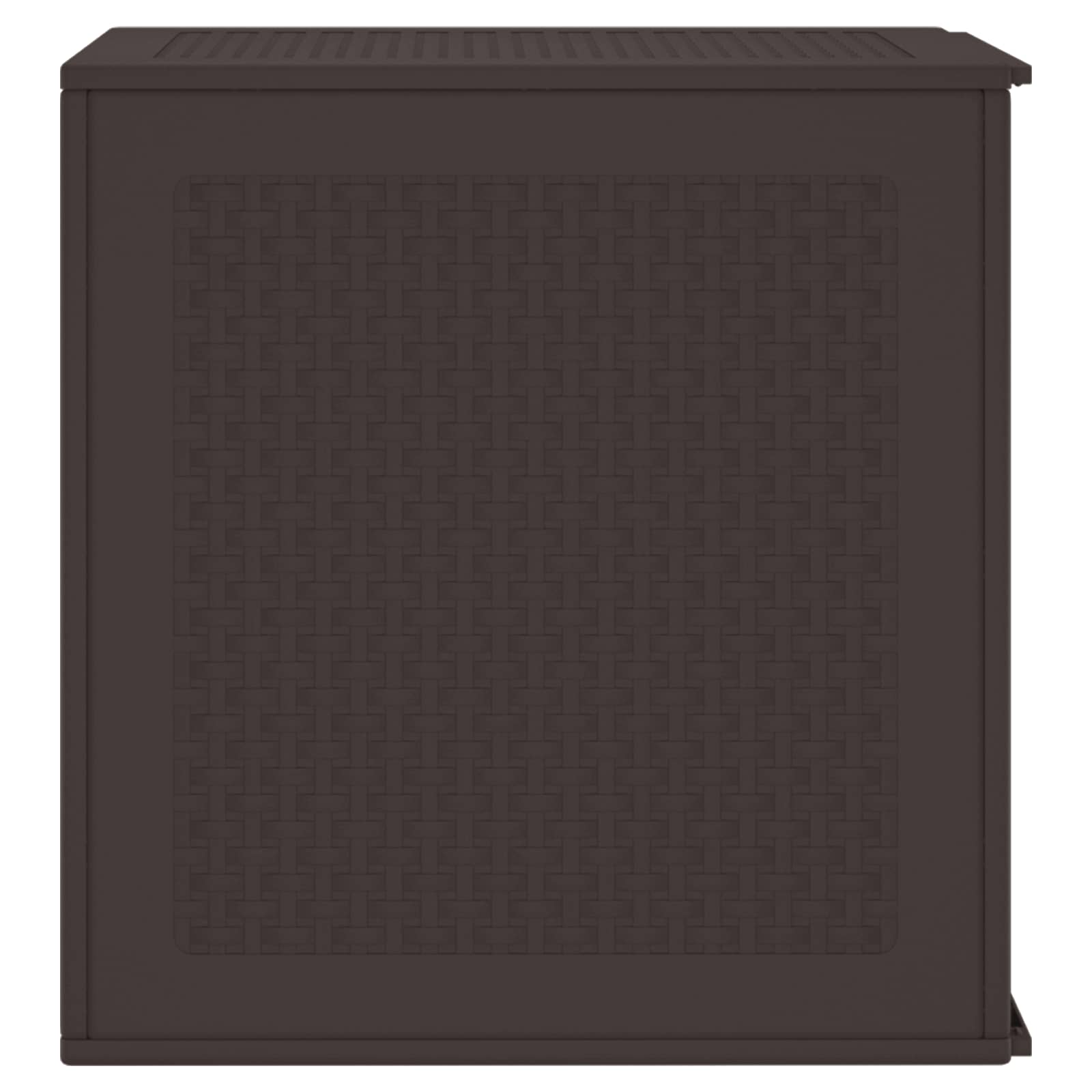 vidaXL Skrzynia do przechowywania Brązowy 55 x 53 x 57 cm polipropylen