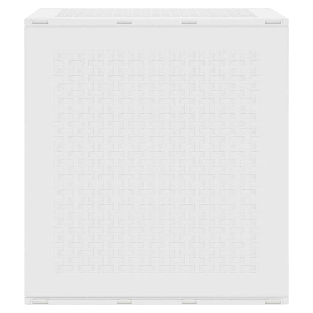 vidaXL Skrzynia do przechowywania Biały 55 x 53 x 57 cm polipropylen