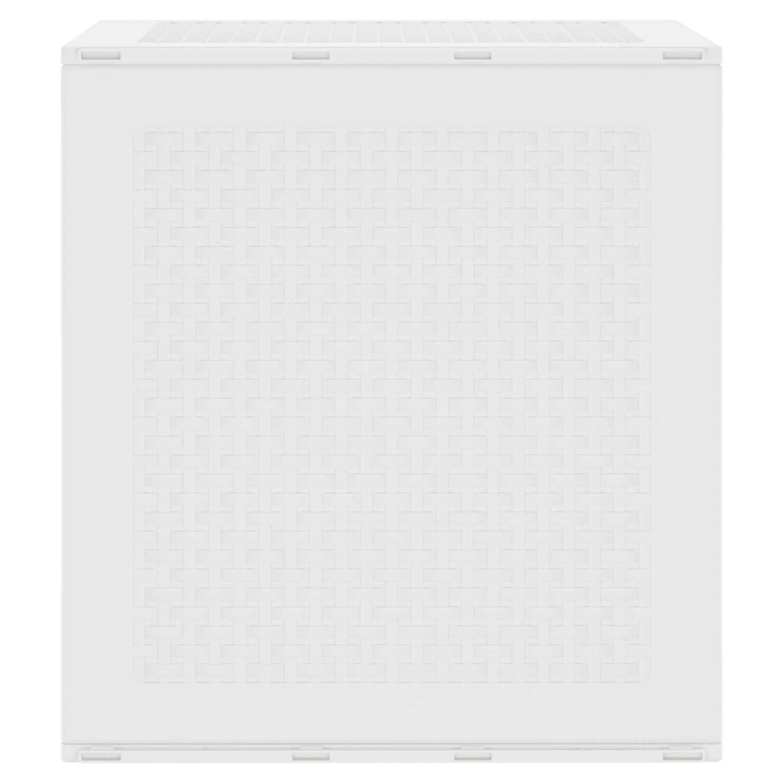 vidaXL Skrzynia do przechowywania Biały 55 x 53 x 57 cm polipropylen