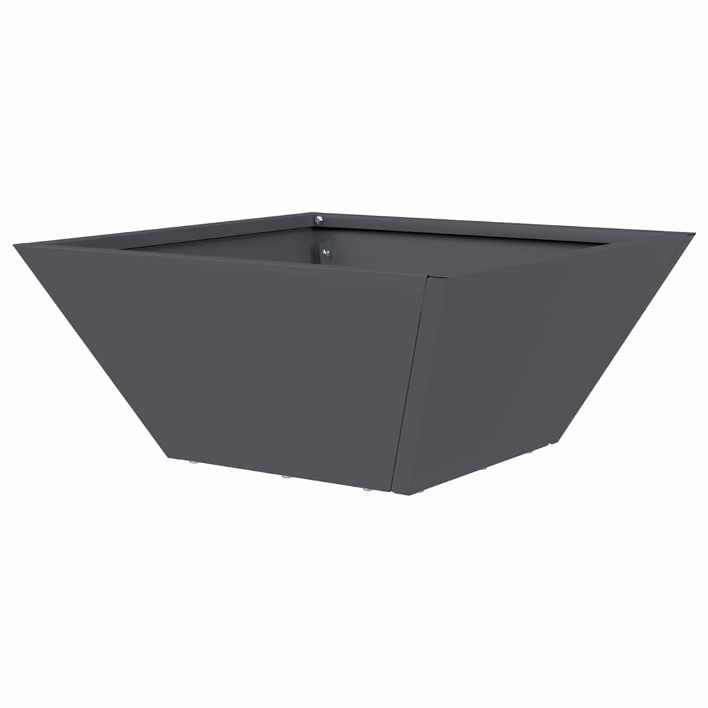 vidaXL Doniczka ogrodowa 5 pcs Antracyt 35 x 35 x 15 cm