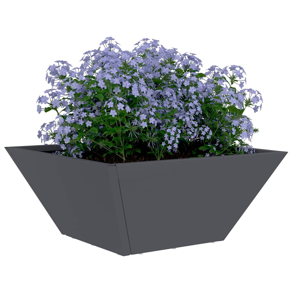vidaXL Doniczka ogrodowa 5 pcs Antracyt 35 x 35 x 15 cm