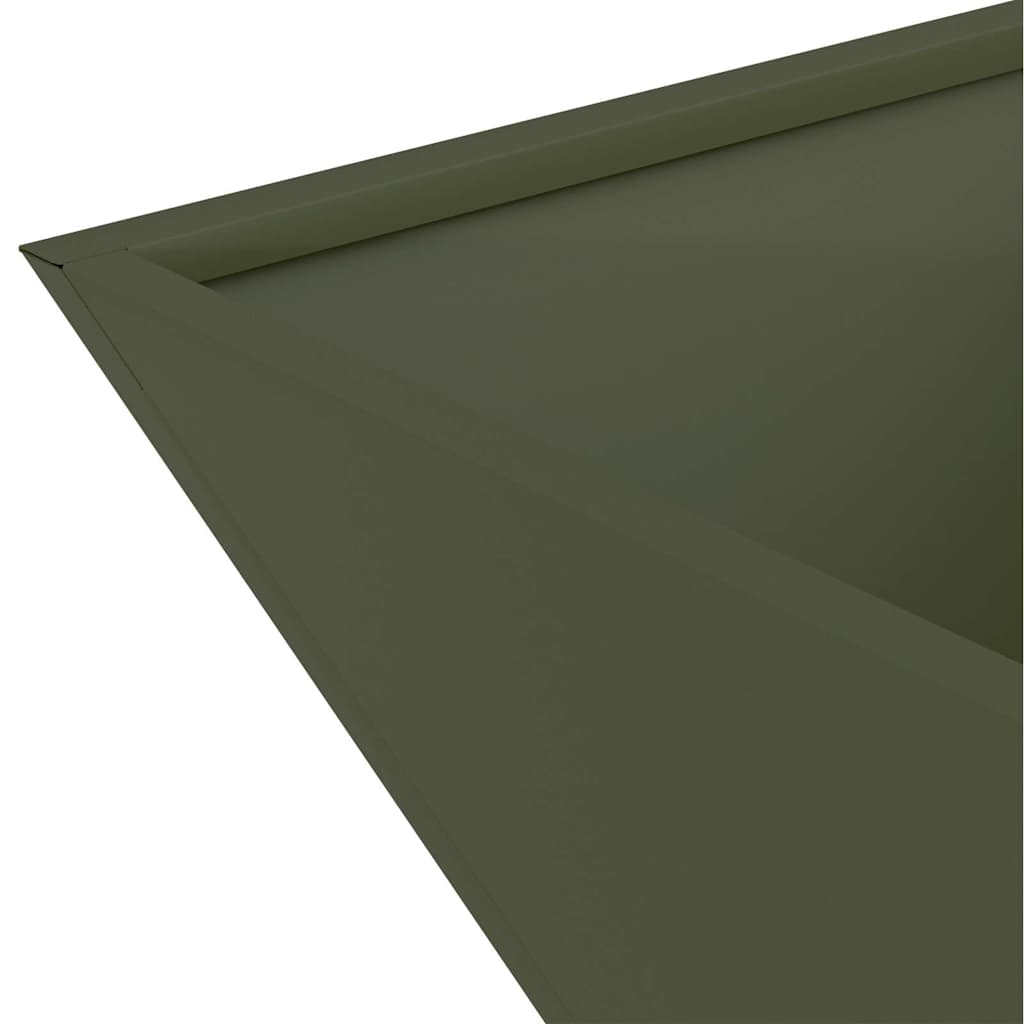 vidaXL Doniczka ogrodowa 5 pcs Zielony oliwkowy 35 x 35 x 15 cm