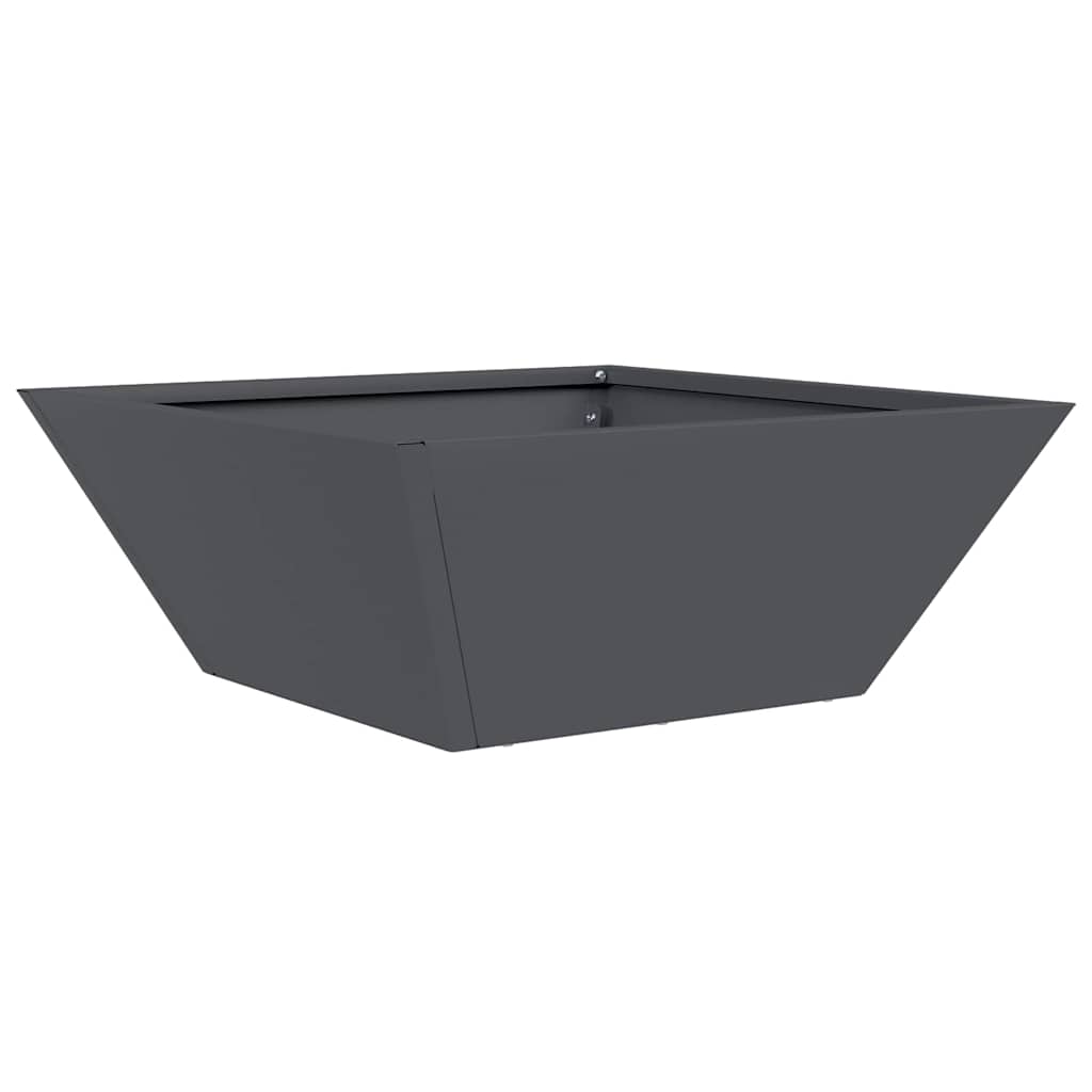 vidaXL Doniczka ogrodowa 5 pcs Antracyt 40 x 40 x 15 cm