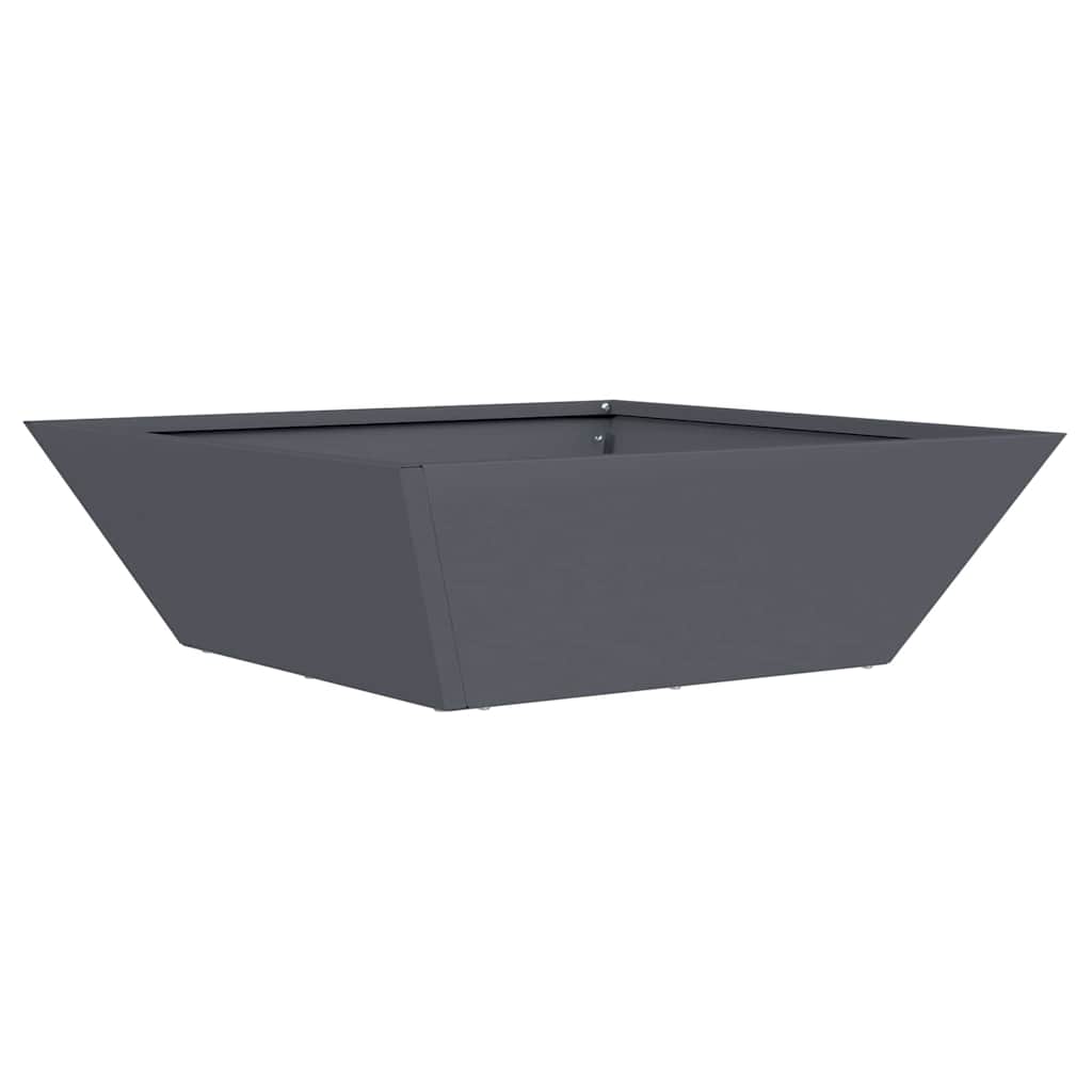 vidaXL Doniczka ogrodowa 5 pcs Antracyt 50 x 50 x 15 cm