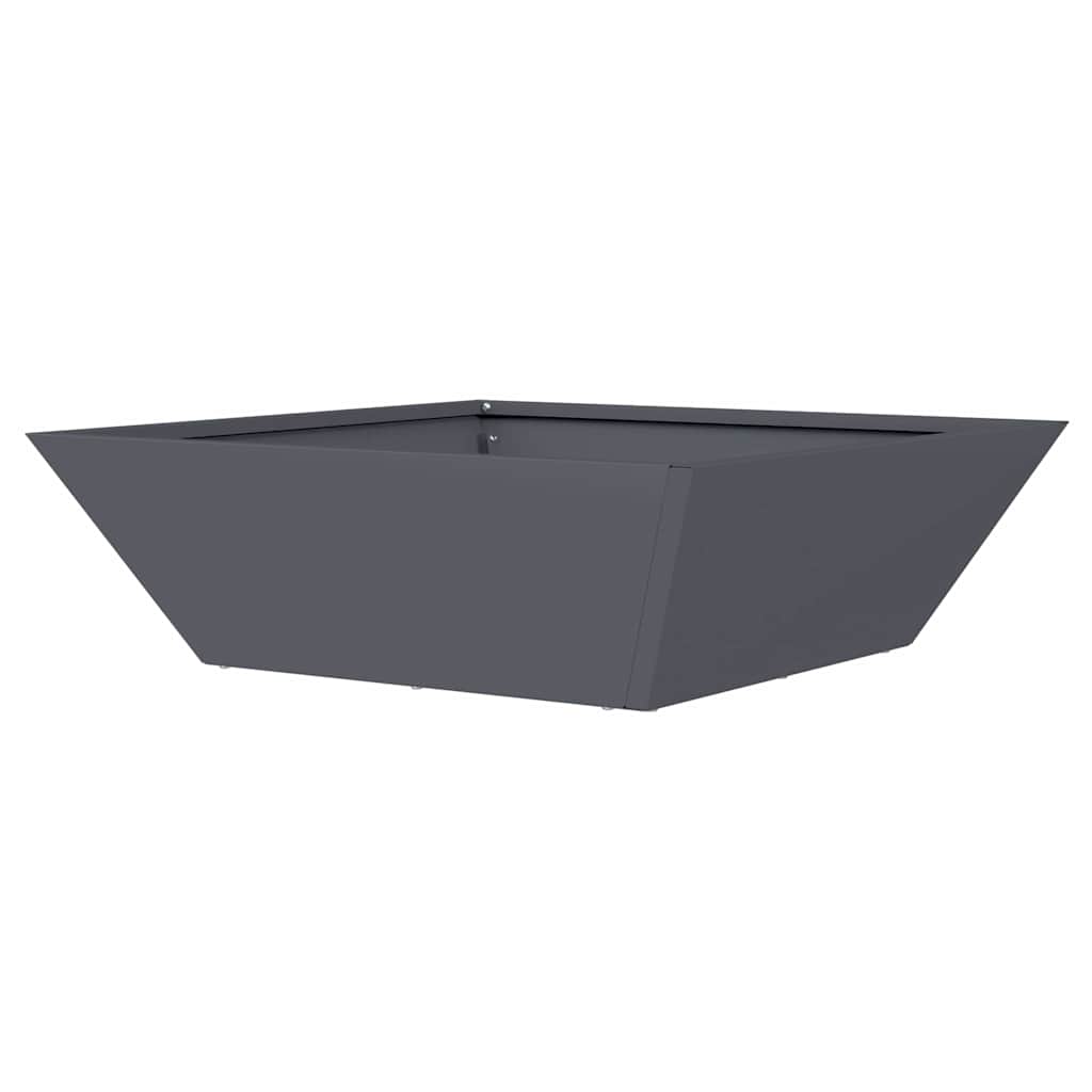 vidaXL Doniczka ogrodowa 5 pcs Antracyt 50 x 50 x 15 cm