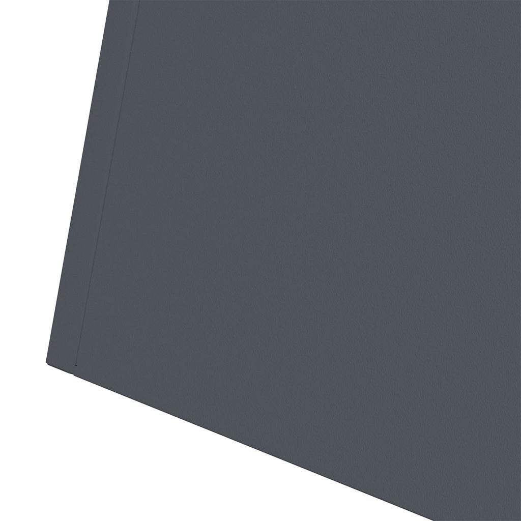 vidaXL Donica słupowa 2 pcs Antracyt 35 x 35 x 73 cm