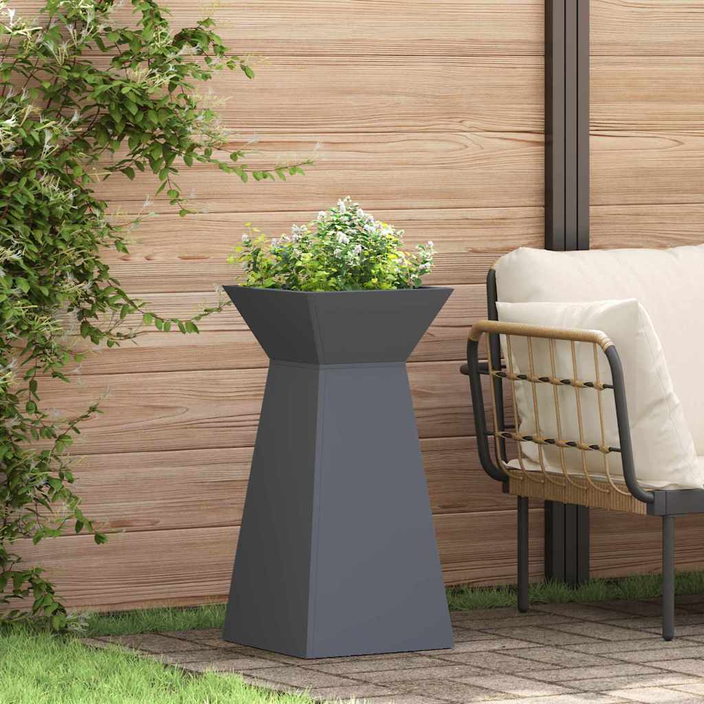 vidaXL Donica słupowa 2 pcs Antracyt 35 x 35 x 73 cm