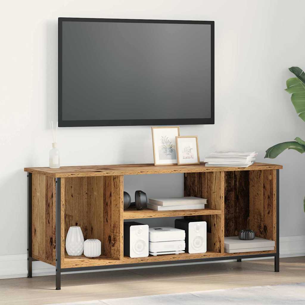 vidaXL Szafka pod telewizor Stare drewno 102 x 35 x 45 cm