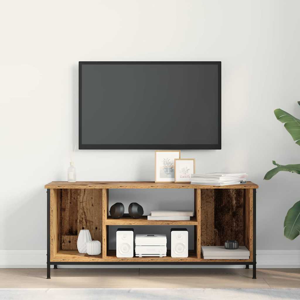 vidaXL Szafka pod telewizor Stare drewno 102 x 35 x 45 cm